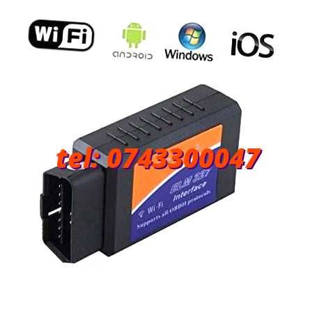Transport Gratuit Wifi Elm 327 Odb2 V21 Compatibil Ios