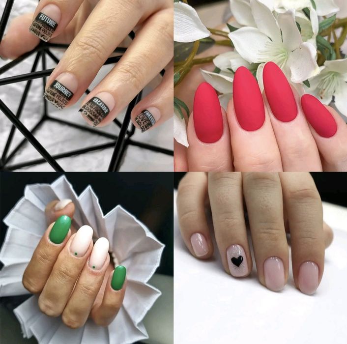 Deplasare si la Domiciliu Unghii cu gel oja semi unghii false tips con