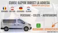 Transport-Persoane-Colete-Auto" Saptamanal de la adresa la adresa