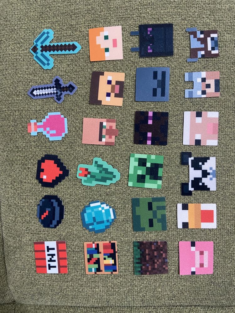 Minecraft fixeez 24 piese