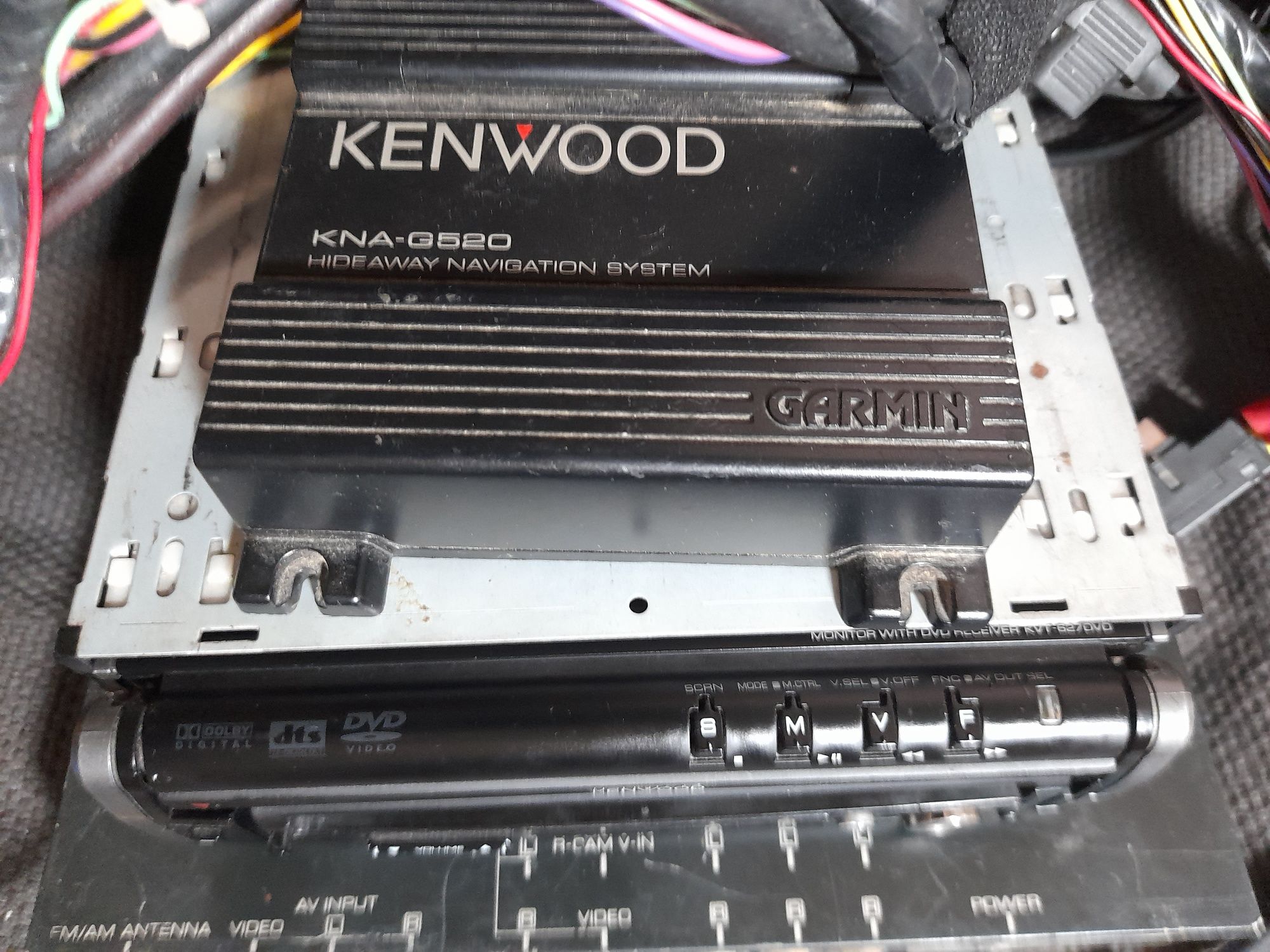 Kenwood kvt 627dvd navigatie KNA-G520 full blackboxi cabluri oldschool