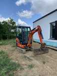 Miniexcavator Kubota KX016-4, 2016, 3 cupe, cabină închisă