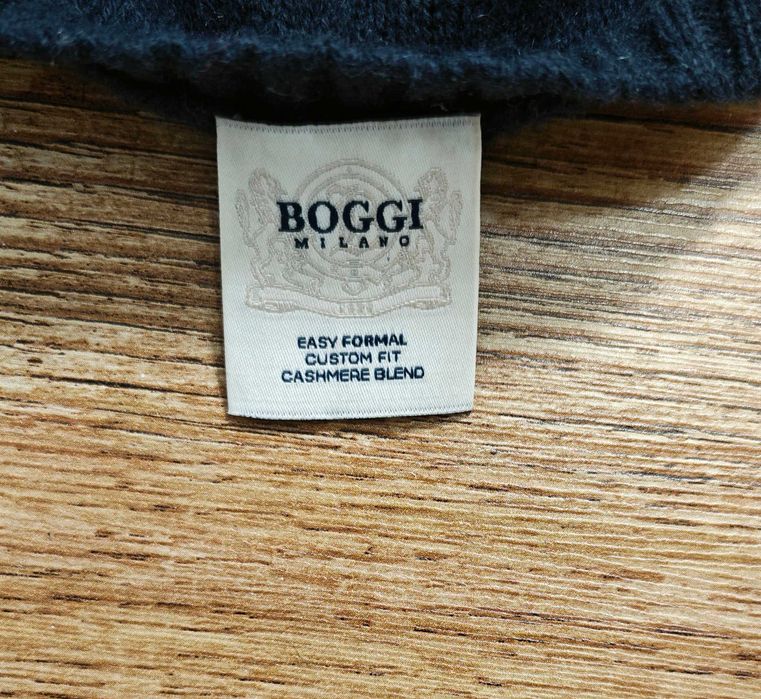 Boggi Кашмир / Вълна Оригинален мъжки пуловер размер М