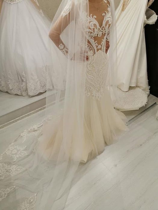 Rochie de mireasa sirena 2 in 1