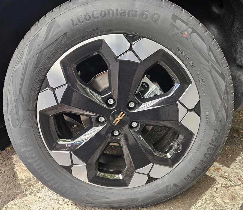 Jante Bigster/Duster R18, cu Anvelope vara EcoContact 6Q, 215/60/R18