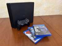 PlayStation 4 Slim 1ТБ + 3 игры