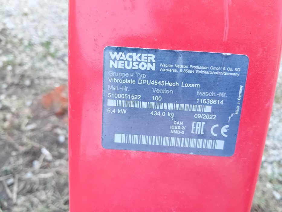 Vand talpa compactoare diesel de 430kg din 2022