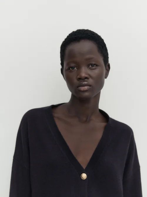 Cardigan Massimo Dutti, bleumarin