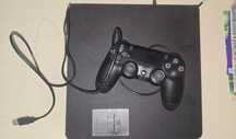 Playstation 4 Slim 500GB с чисто нов Dualshock 4 и всички кабели