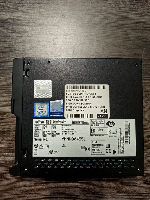 Mini PC Fujitsu Esprimo G558