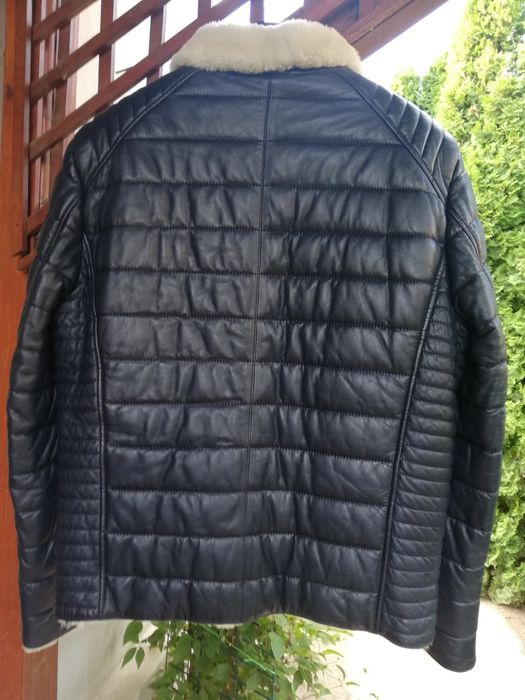 Geaca piele bărbati Santorini Xl cu blana