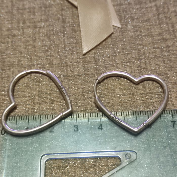 Сребърни обеци Пандора