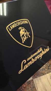 Lamborghini помощна масичка от черен Технически камък