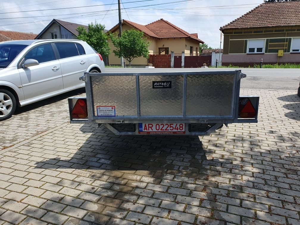 Remorcă Rotaru Trailers M3 ATV2,5mx1,5m  750kg