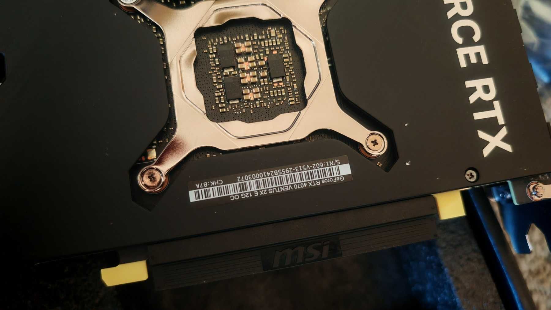 ВидеоКарта MSI RTX 4070 VENTUS 2X E1 12GB GDDR6 OC Edition