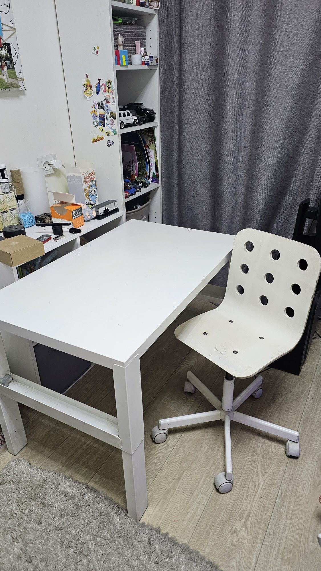 Стол и стул Икея белый Ikea