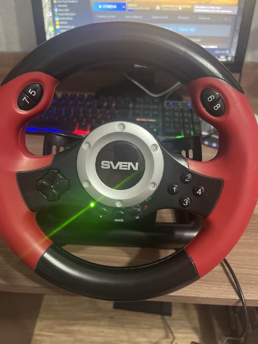 Продам руль с педалями