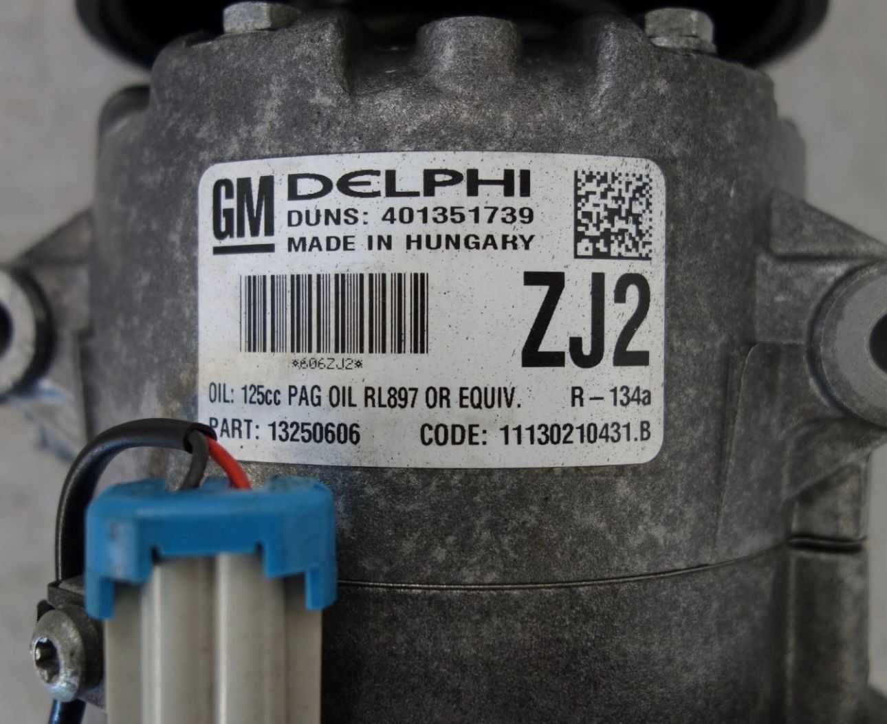 Compresor AC Opel Corsa D  1.7 CDTI cod  13250606