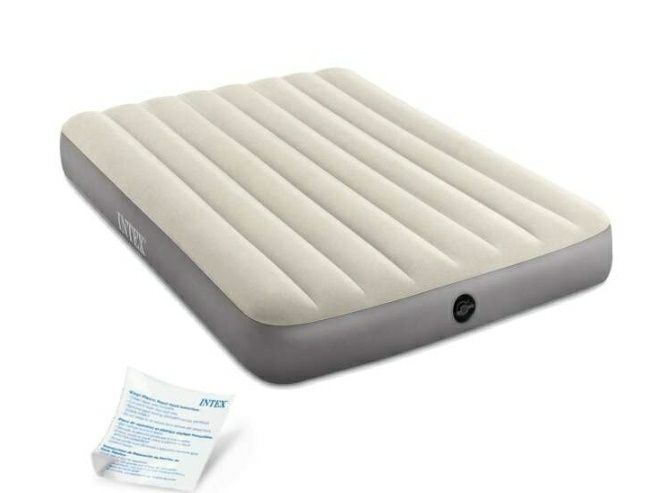 Pat saltea gonflabil Full Deluxe 191x137x25 cm - Intex