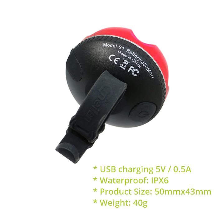 MEILAN S1 stop senzor frana bicicleta mtb cursiera 7 moduri flash USB