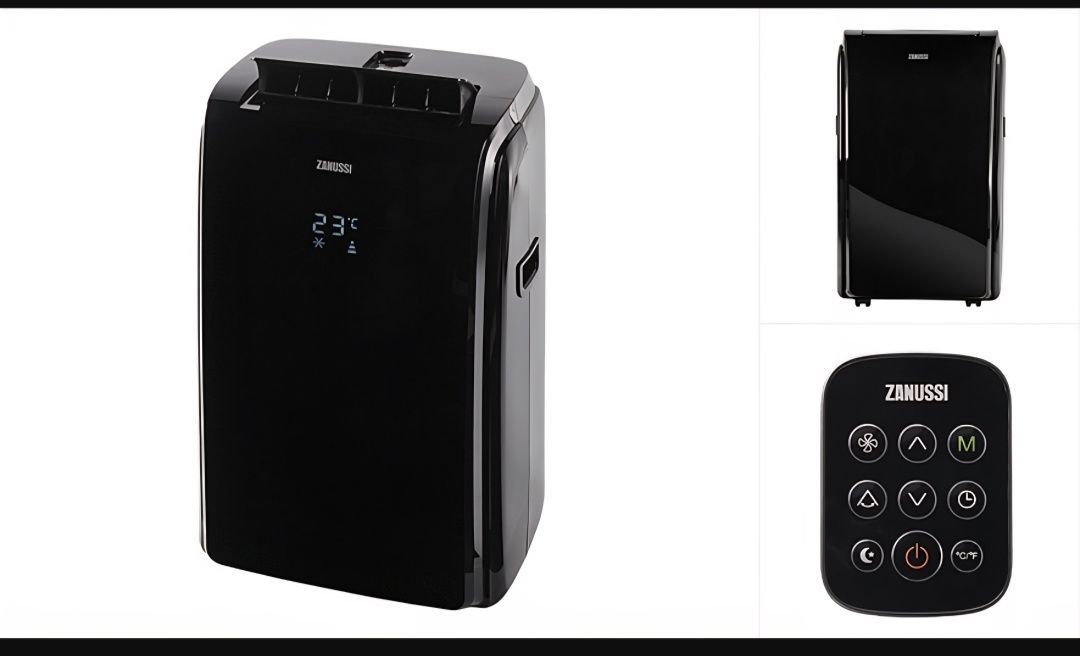 Мобильный кондиционер zanussi ZACM 12 (black)