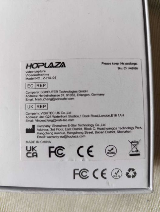 Placa de captura video HDMI 4K-USB3.0