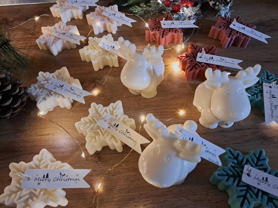 Ръчно направени свещички от соев восък