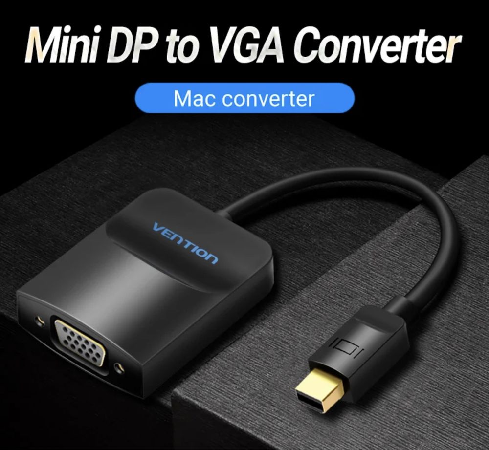 Переходник Thunderbolt Vga адаптер Minidisplay port -> Vga