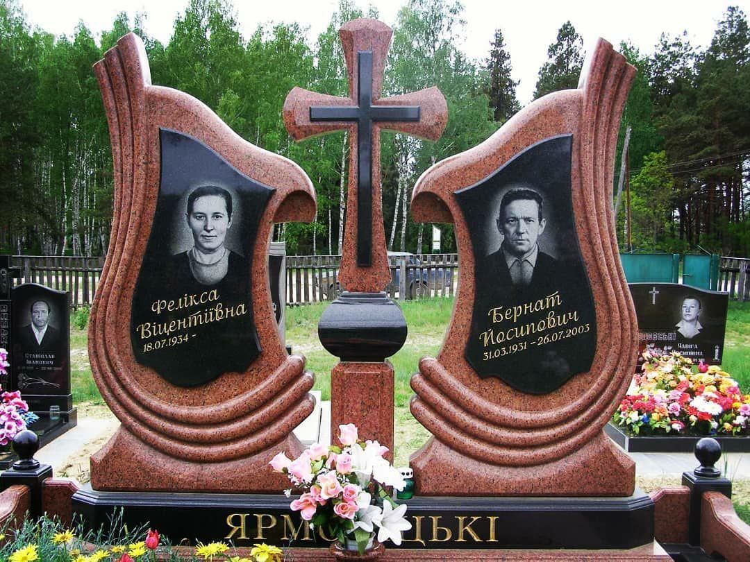 Эксклюзивные и стандартные памятники, собственная производства