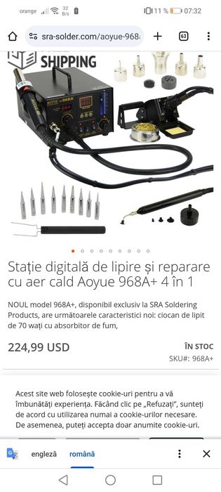 statie aer cald profesionala