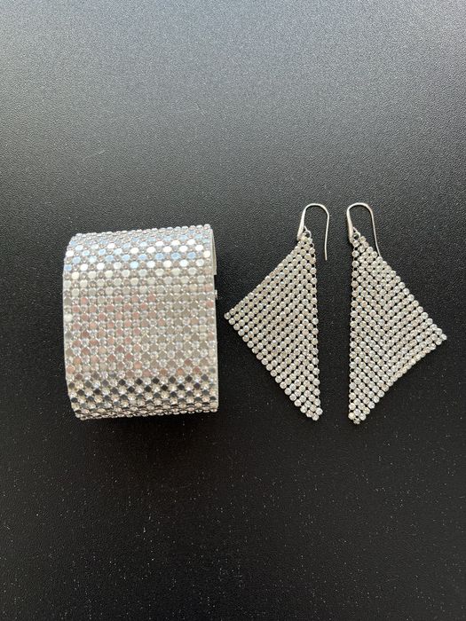 Набор Swarovski браслет, серьги