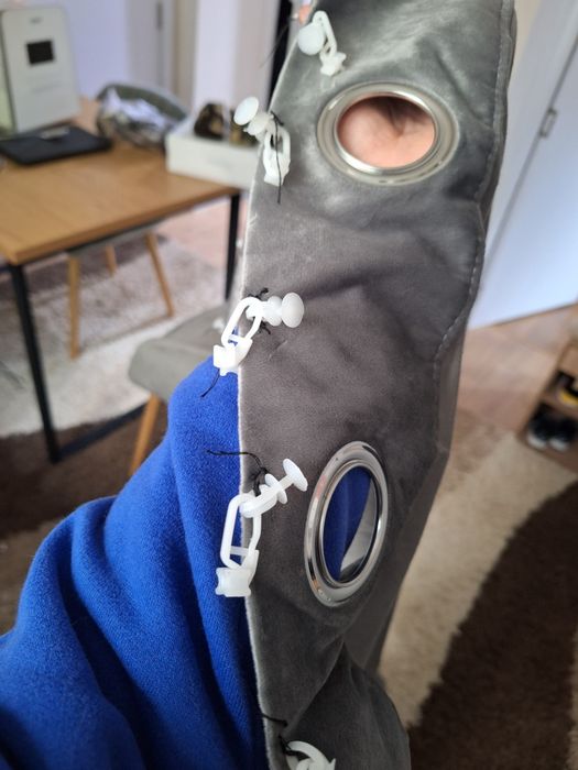 Плътни завеси с халки 2 вида