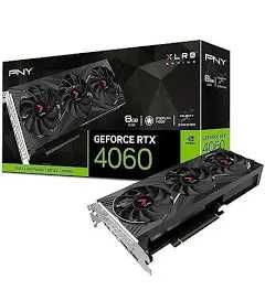 Placa Video PNY GeForce RTX™ 4060 8GB XLR8 Gaming Verto RGB Triple Fan