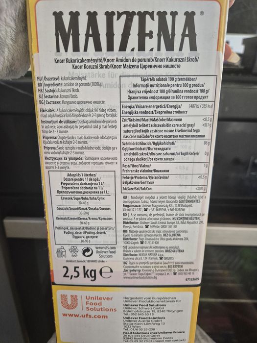 Knorr Maizena(amidon de porumb) 2.5kg
