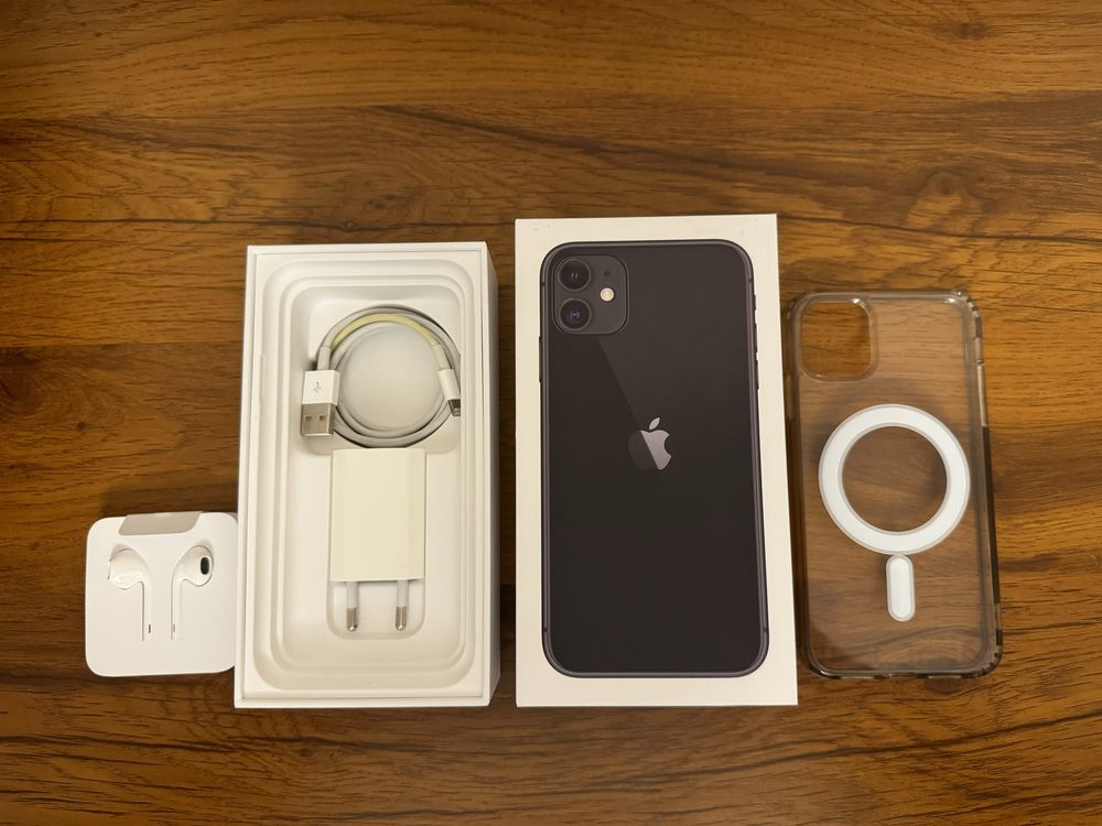 Iphone 11 negru 128GB FULL BOX