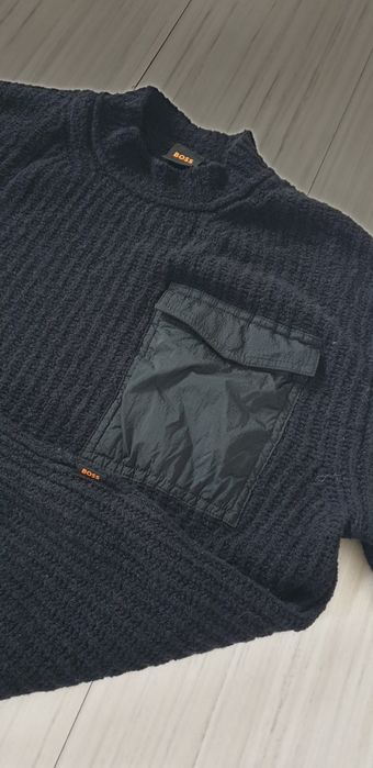 Hugo Boss Kaltamo Wool Mens Size S НОВО! ОРИГИНАЛ! Мъжки Пуловер!