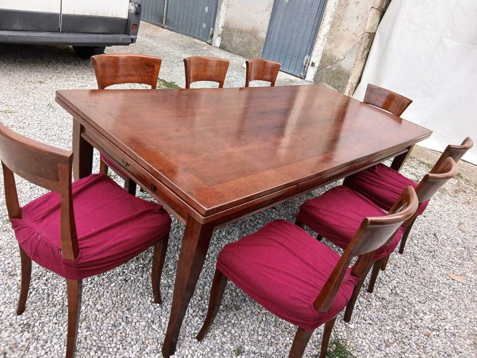 Masa Sufragerie cu 8 Scaune