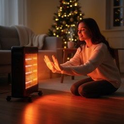 Кварцова печка 2200W с 4 тръби – бързо отопление и нисък разход