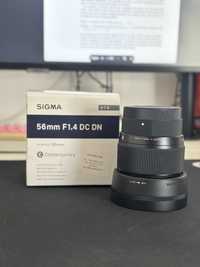 Obiectiv Sigma 56mm F1.4 DC DN Contemporary Sony E