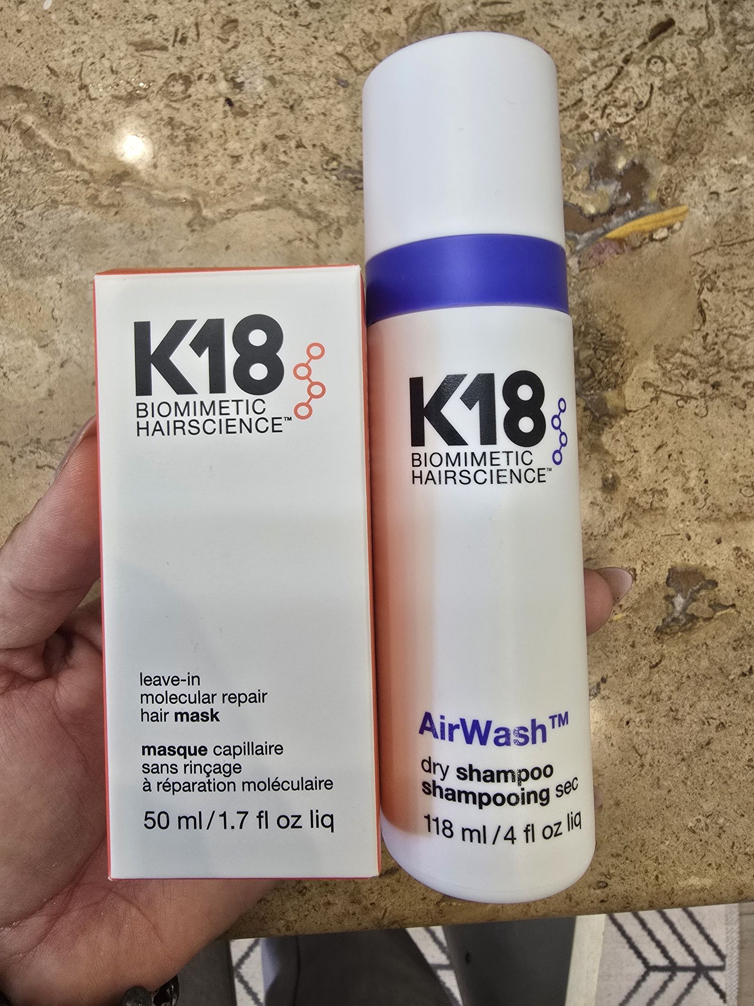 K18 терапия и сух шампоан