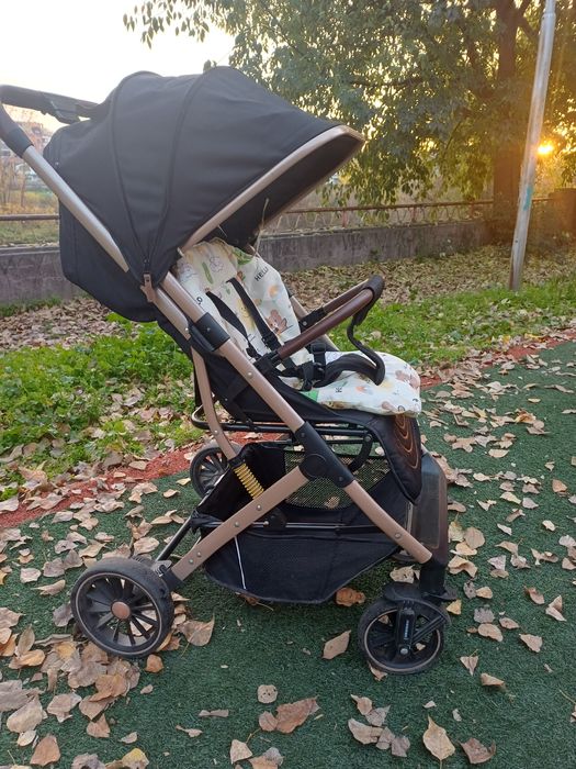 Детска лятна количка CHIPOLINO COMBO АБАНОС + аксесоари и подарък