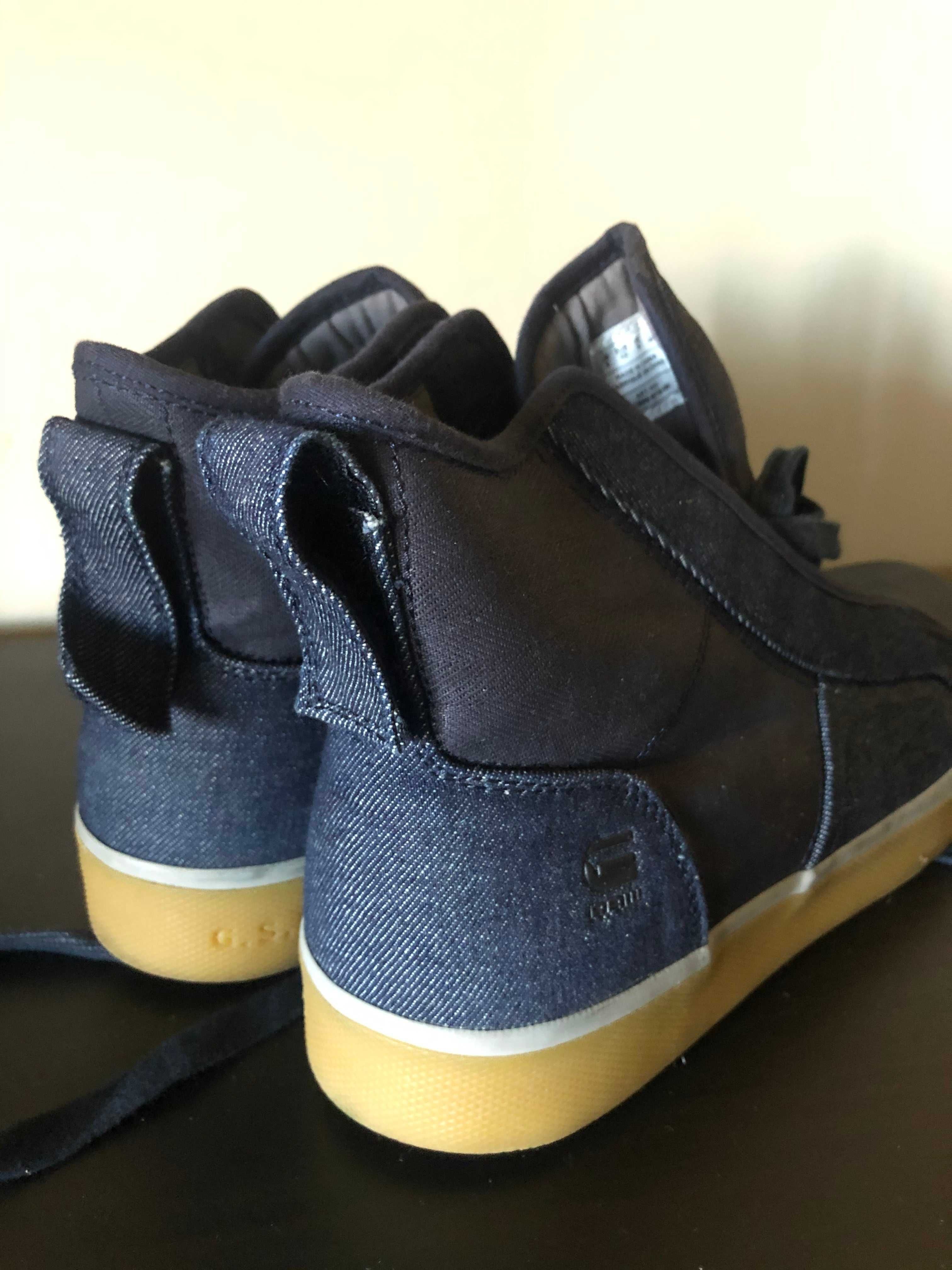 Кецове G star Raw Scuba Denim Mid Sneakers