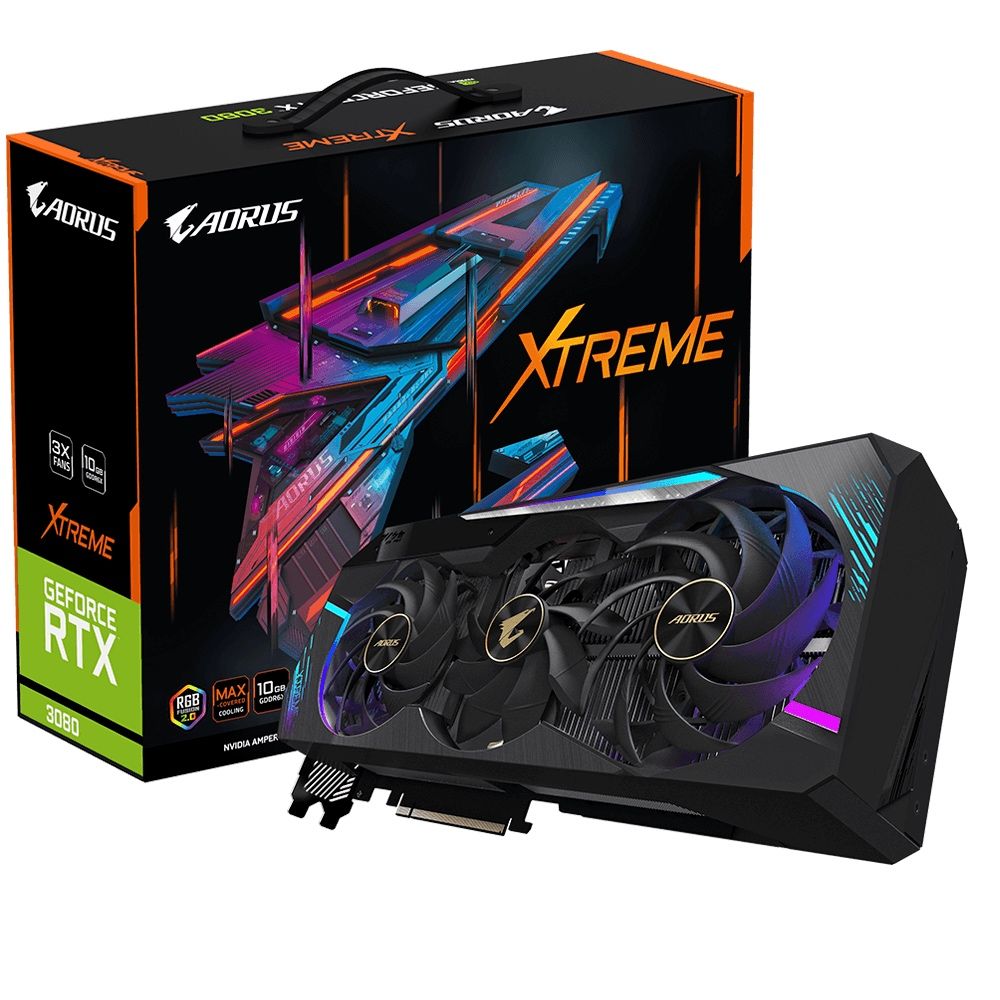 Видиокарта RTX 3080 AORUS Xtreme 10GB GDDR6X
