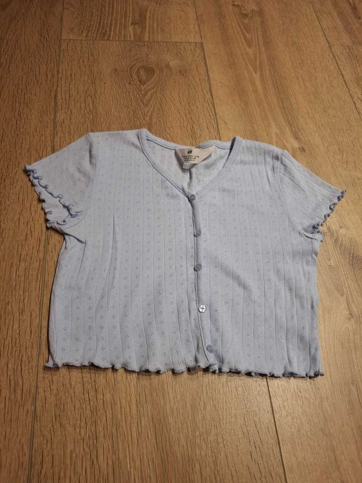 Tricou crop H&M 8-10 ani