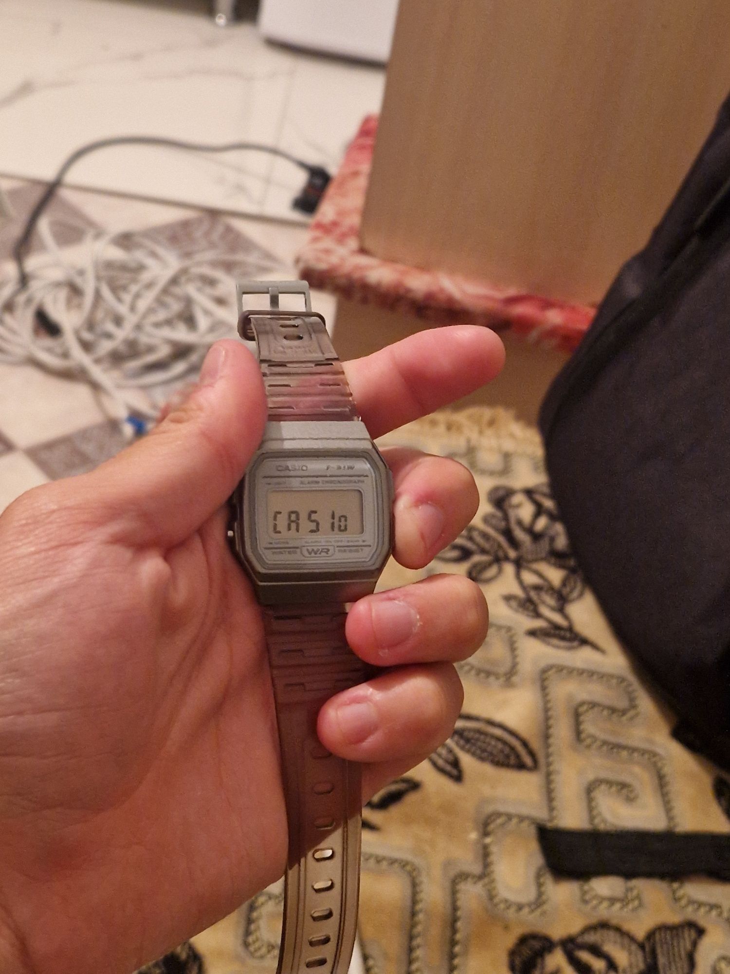 Часы ретро Casio F91w