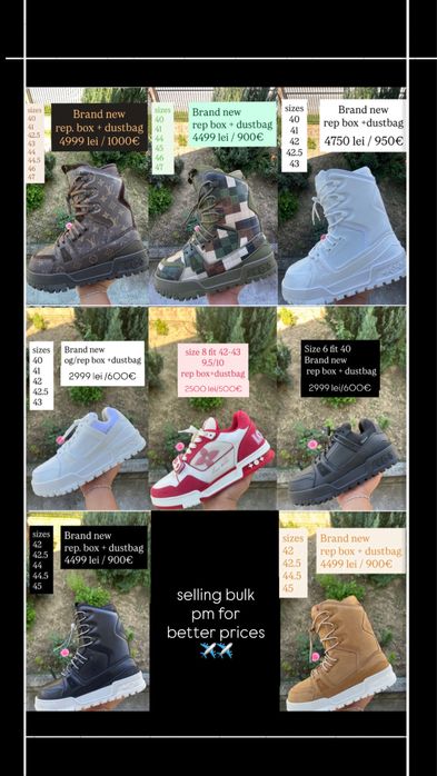 Louis vuitton high/low top