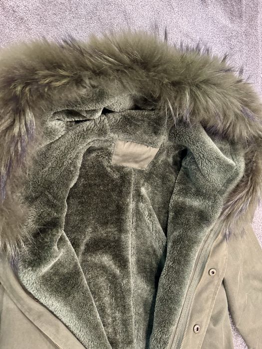 Дамска парка с ествен косъм от лисица