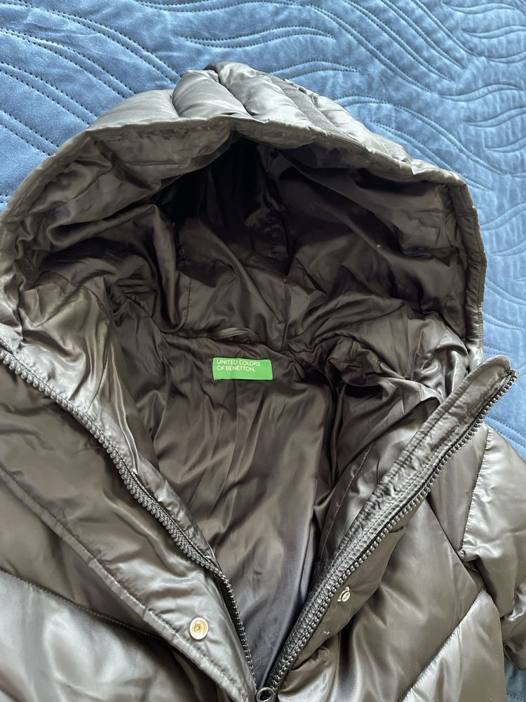 Дълго шушляково яке марка United colors of benetton