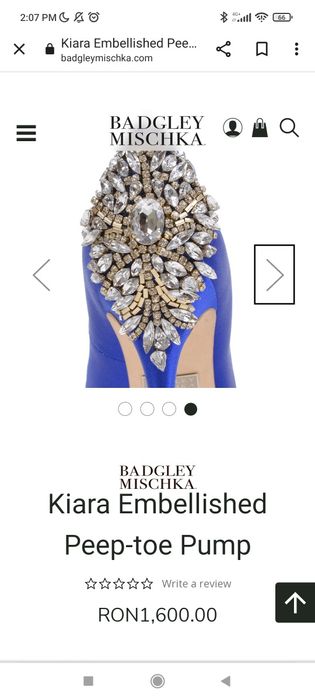 NOU Pantofi eveniment ocazie Badgley Mischka