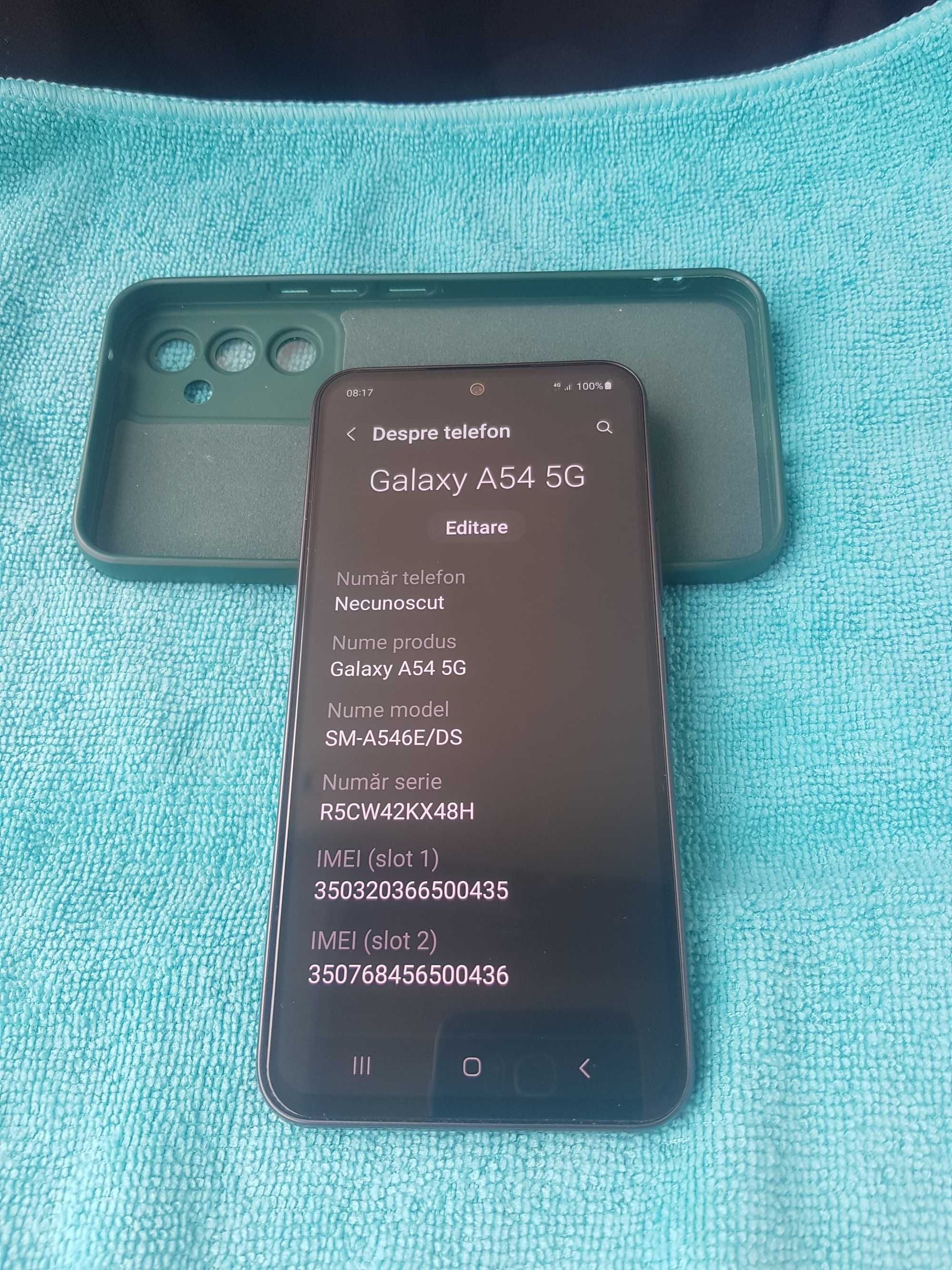 Telefon Samsung Galaxy A54, Dual SIM, 8GB RAM, 128GB, 5G